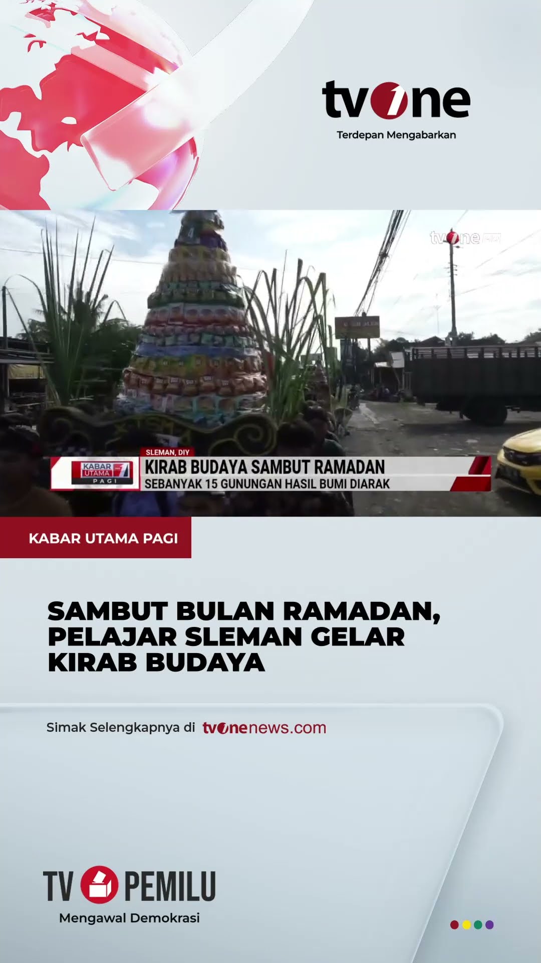 Ratusan Pelajar di Sleman Gelar Kirab Budaya Menyambut Ramadan | tvOne