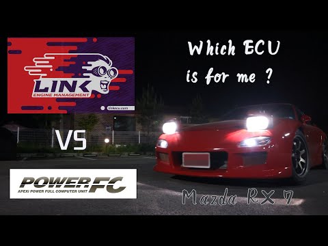 rx7 fd link ecu tune -Apexi power FC vs Link G4X -Which ECU is right for you? - 로터리 ecu 비교 !