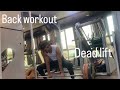 Back workout