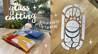 glass cutting tutorial ✷ stained glass for beginners