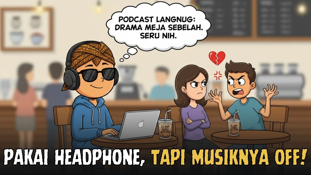 Psikologi Orang yang Selalu Pakai Headphone di Tempat Umum  (Padahal Tidak Setel Lagu)