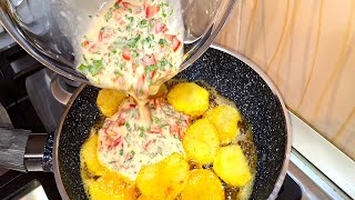 My grandmother taught me this dish! The most delicious potato recipe for dinner!