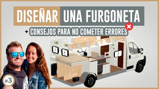 DISEÑAR una FURGONETA CAMPER  CONSEJOS, IDEAS Y TUTORIAL 3D │ Nueva distribución #Camperizacion 3