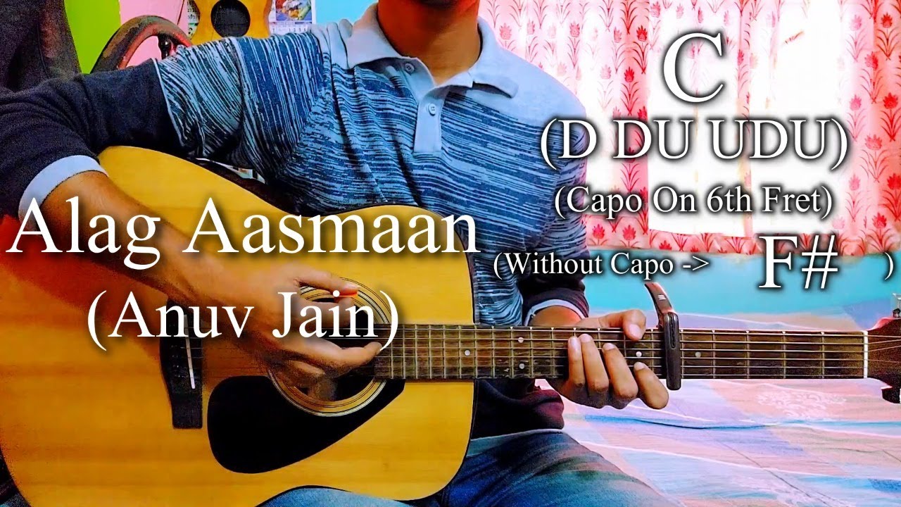 Alag Aasmaan Anuv Jain Easy Guitar Chords Lesson+Cover, Strumming