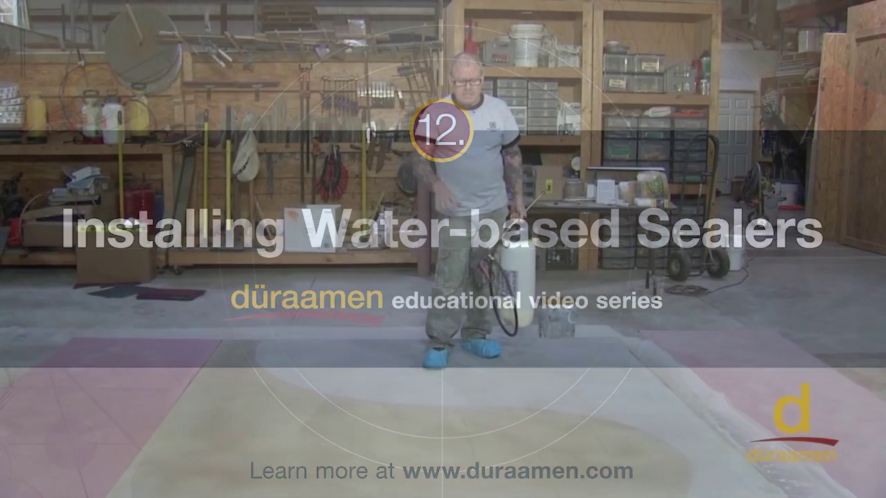 How to Apply Water Based Acrylic Sealers to Your Floor YouTube