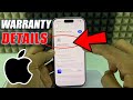 how to check your iphone 17/17 pro max warranty details?