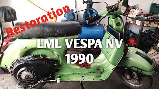 LML VESPA NV 1990 MODEL Restoration| Servicing|