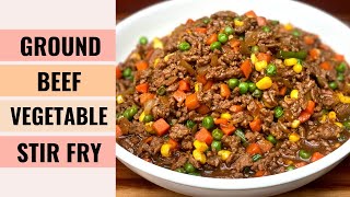Ground Beef With Mixed Vegetables Stir Fry Good For Dinner Party 👍| Aunty Mary Cooks 💕