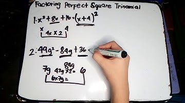 Lesson no. 4 Factoring Perfect Square Trinomial
