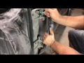 how to remove, hang, and adjust a car door DIY door gap adjusting restoration