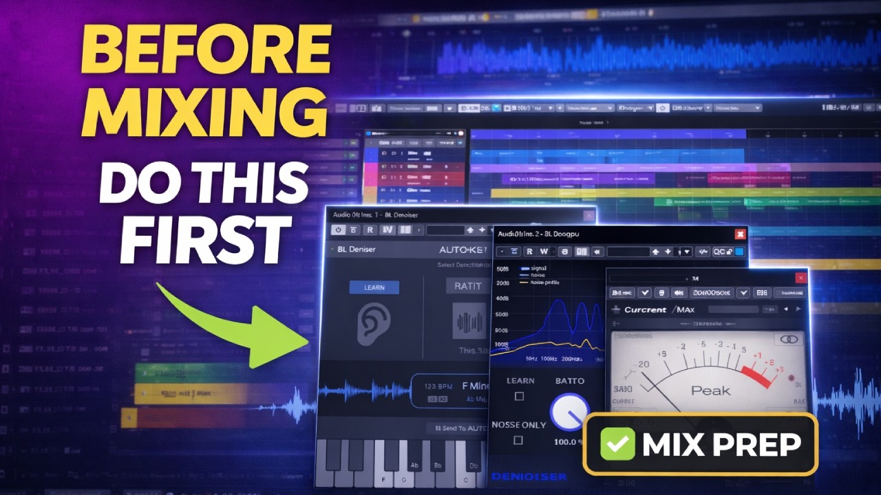 Before You Mix ANY Song – Do These First | Mixing And Mastering Tips ...