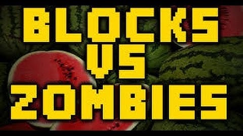 Blocks Vs Zombies Minecraft Mini Game W/ Raven & Friends