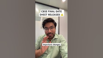 Final Date Sheet Out ⚠️ What Changes CBSE did? #cbse #cbseclass10
