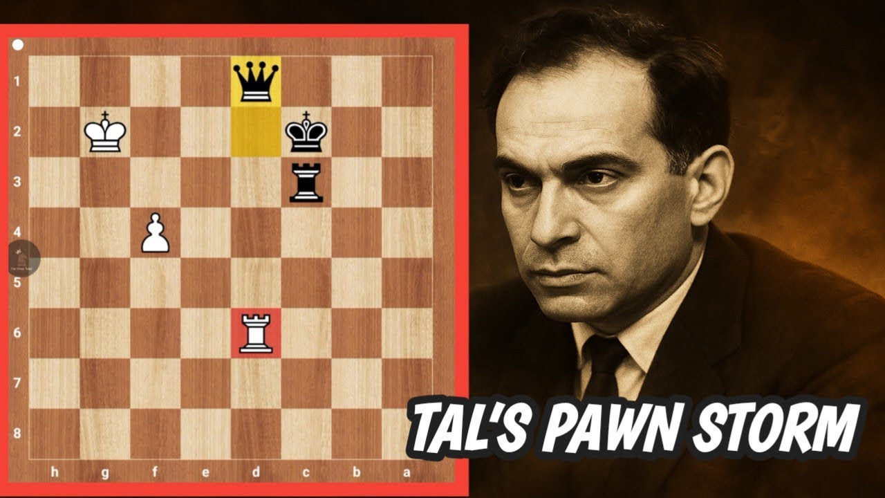 Tal Opens the King and Finishes with a Direct Checkmate