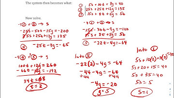 Applications of Systems of 3 Equations Lesson Video