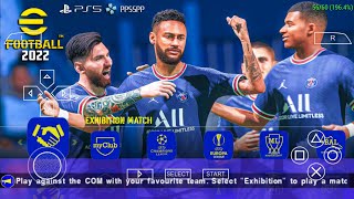 ? eFOOTBALL PES 2022 PPSSPP ENGLISH VERSION LATEST TRANSFERS ? UPDATE FACES & BEST GRAPHICS HD