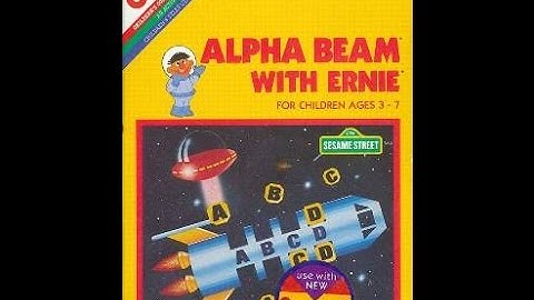Alpha Beam with Ernie  [Atari 2600] (1983) gameplay