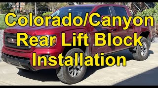 [HOW TO] Install Leaf Spring Lift Blocks on a 2015-2022 Chevy Colorado/GMC Canyon by Fondupot's Garage 4,701 views 1 year ago 10 minutes, 55 seconds