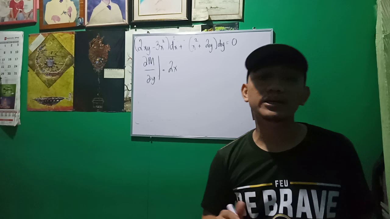 Differential equations exact equations youtube