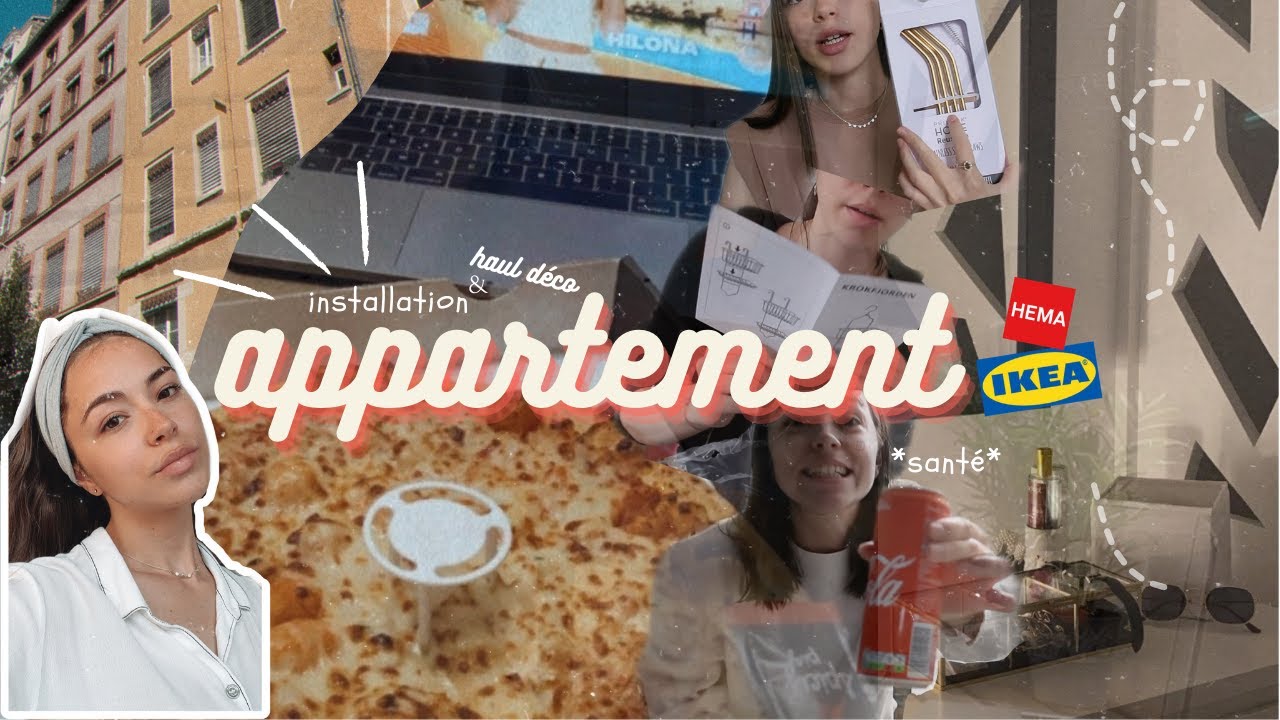 l'installation dans mon APPARTEMENT ÉTUDIANT (haul déco - ikea, primark, hema) ep.3