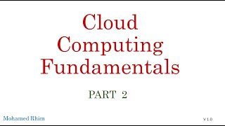 Cloud Computing Fundamentals Training Part 2 (using Arabic, French and English languages!!!) screenshot 5