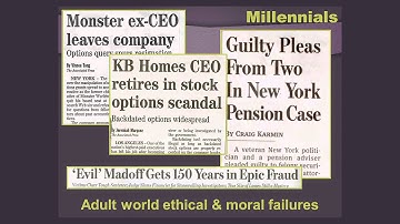 Millennials   Executive Corruption and Millennials Core Values
