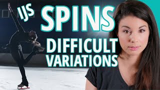 Figure Skating Spins  What are the Most Difficult Variations in IJS?