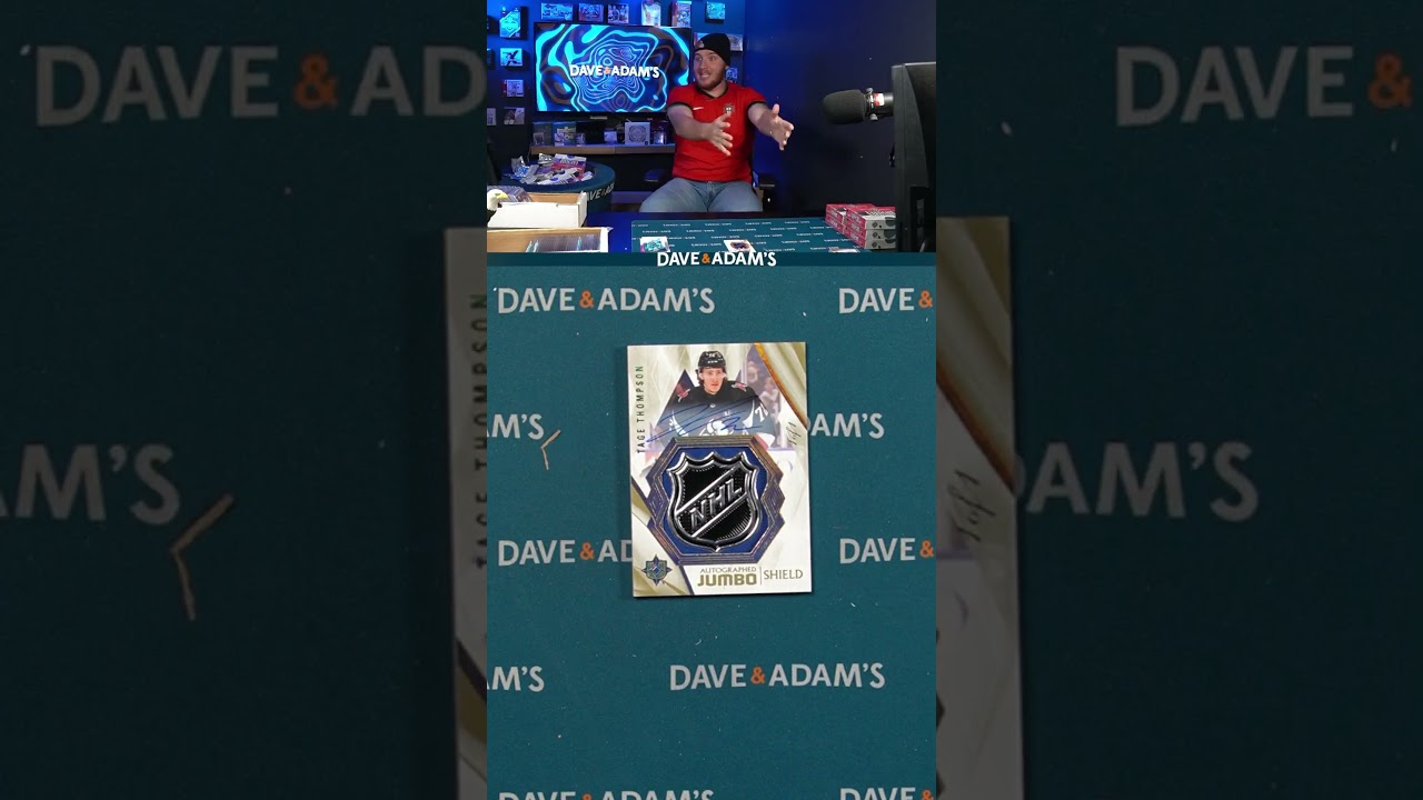 1/1 TAGE THOMPSON SHIELD AUTO 🤯 #nhl #buffalosabres #upperdeck #hockey