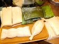 Tamales enbueltos de 5 formas diferentes! y como coserlos