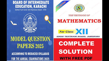 12th Maths | Math XII ! 100% Solved Model Paper 2025 -  (Full Solve & PDF) | Class 12 | STBB | BIEK