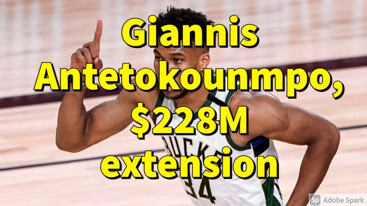 Twitter reacts to Giannis Antetokounmpo signing historic $228.2 ...