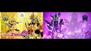 Compare Kamen Rider Ex-Aid Hyper Muteki & Genm Musou Gamer