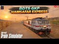 🎄 CHRISTMAS SPECIAL LIVE 🚆 19091 Bandra–Gorakhpur Humsafar | Loco Shed to Mainline | MSTS #shorts