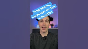 Programming languages for software testers #softwaretesting #education #testautomation