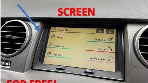 Land rover Discovery 3/LR3  SECRET SCREEN MOD!