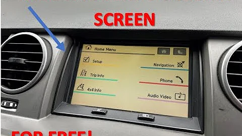Land rover Discovery 3/LR3  SECRET SCREEN MOD!