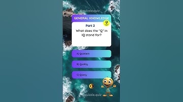 General knowledge quiz game - how many did you get right?