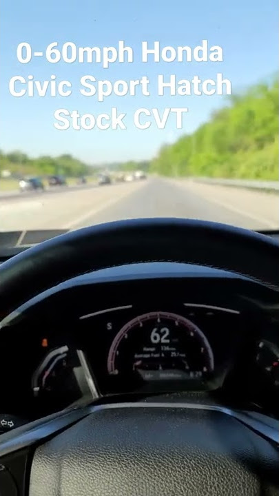 0-60mph Stock | 2021 Honda Civic Sport Hatchback