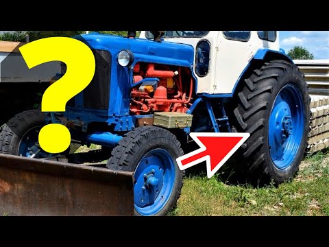 Почему у трактора задние колеса больше передних?
