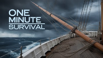 Thunder Storm | AI-Generated Short Film | A Sailor’s Survival in 1 Minute