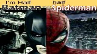 i'm half batman and half spiderman