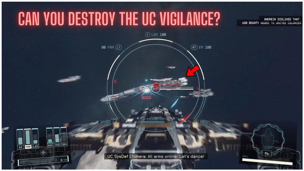 Starfield - Attacking the UC Vigilance