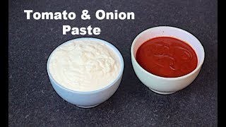 TOMATO & ONION PASTE ( For Smooth Gravy Recipe ) *COOK WITH FAIZA*