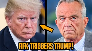 Trump PANICS over RFK Jr, calls him "Dem plant" in late night rant