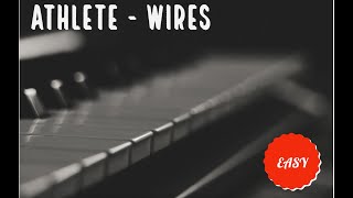 Athlete - Wires Easy Piano Tutorial