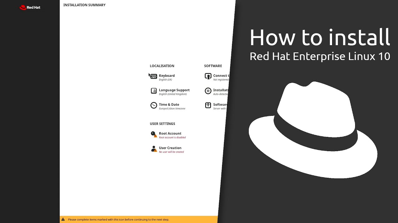 How to install Red Hat Enterprise Linux 10 - YouTube