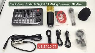 StudioBoard Portable Digital DJ Mixing Console USB Mixer Audio... — Hot Deal 2026 | Limited Offer!