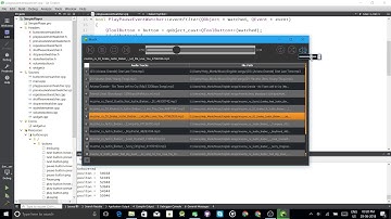 C++ (Qt) GUI Music Player with Taskbar Overlay and Progression along with Thumbnail Toolbar