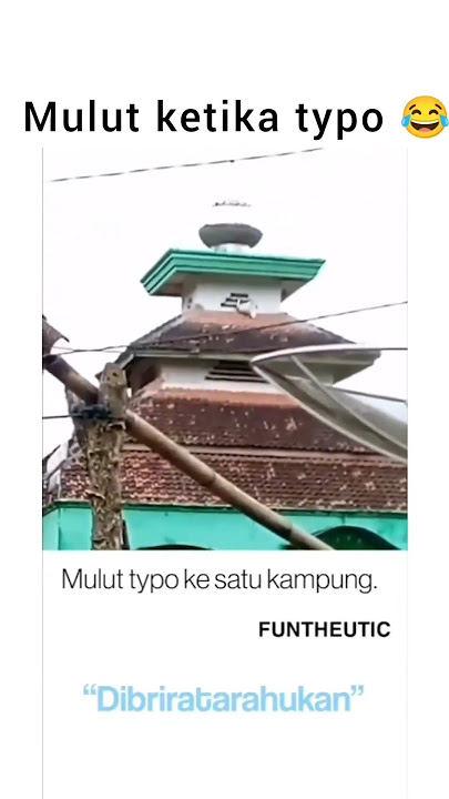 Mulut typo ke satu kampung 🤣 #ngakak #kocak #lucu