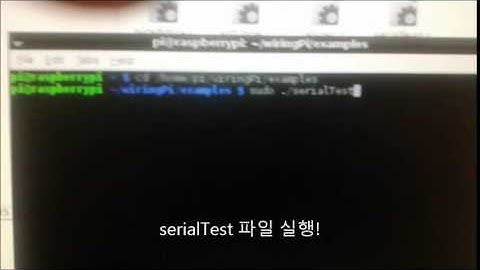 리즈베리파이 c 언어 시리얼 통신